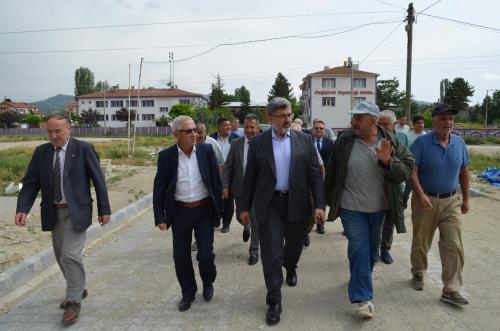 Millet Vekilimiz Ali ÖZKAYA nın Belediyemizi Ziyareti.